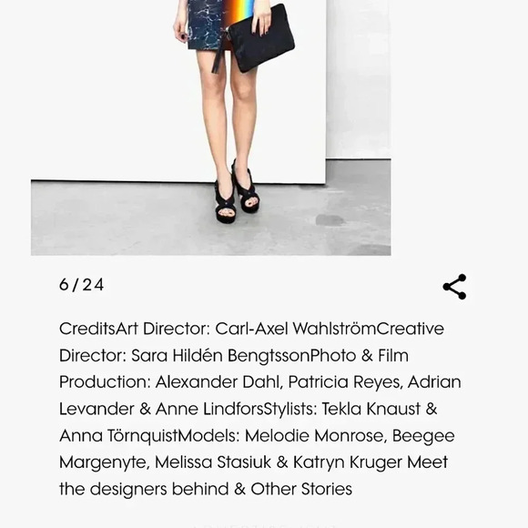 & Other Stories Mini Dress size 36 Medium Rare - Picture 3 of 12